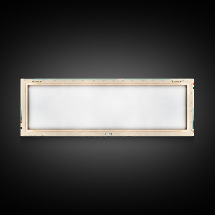 Bangalore, India Panoramic Travel Poster Canvas Print, Bangalore, India Painting, India Art, Bangalore Travel Art, Living Room Painting