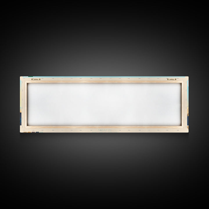 Panoramic Travel Poster Blida, Algeria Canvas Print, Blida, Algeria Painting, Algeria Art, Blida Travel Art, Guest Room Painting