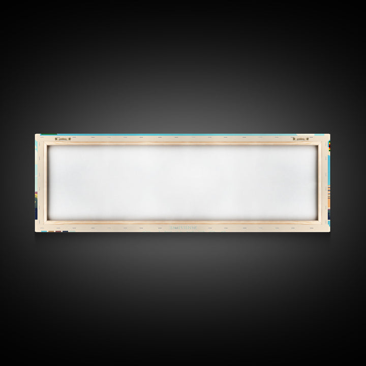 Bulawayo, Zimbabwe Travel Poster Panoramic Canvas Print, Bulawayo, Zimbabwe Painting, Zimbabwe Art, Bulawayo Travel Art, Guest Room Painting