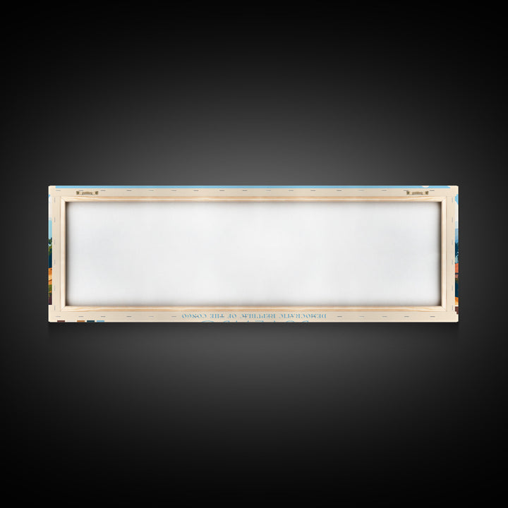 Butembo, Congo Panoramic Travel Poster Canvas Print, Butembo, Congo Painting, Congo Art, Butembo Panoramic Travel Art, Travel Painting