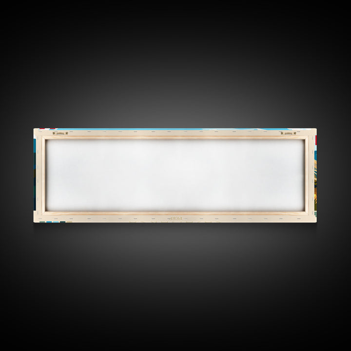 Cajamarca, Peru Panoramic Travel Poster Canvas Print, Cajamarca, Peru Painting, Peru Art, Cajamarca Travel Art, Guest Room Painting