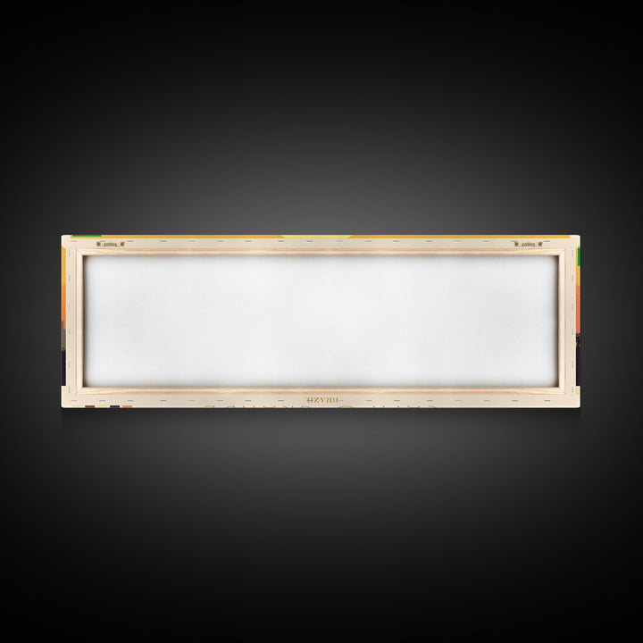 Campo Grande, Brazil Panoramic Travel Poster Canvas Print, Campo Grande, Brazil Painting, Brazil Art, Campo Grande Panoramic Travel Art, Travel Painting