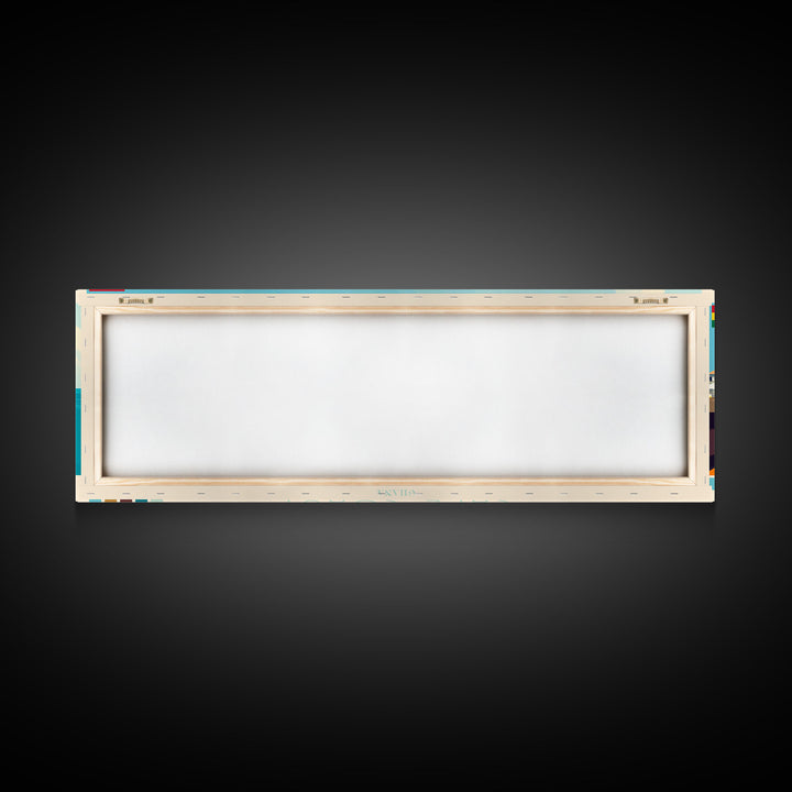 Cape Coast, Ghana Panoramic Travel Poster Canvas Print, Cape Coast, Ghana Painting, Ghana Art, Cape Coast Panoramic Travel Art, Travel Painting