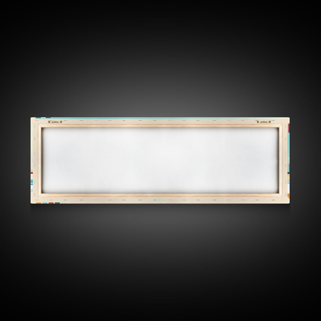 Chiclayo, Peru Panoramic Travel Poster Canvas Print, Chiclayo, Peru Painting, Peru Art, Chiclayo Travel Art, Guest Room Painting