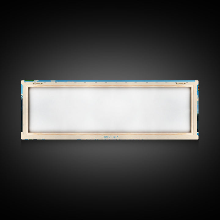 Chitungwiza, Zimbabwe Panoramic Travel Poster Canvas Print, Chitungwiza, Zimbabwe Painting, Zimbabwe Art, Chitungwiza Panoramic Travel Art, Travel Painting