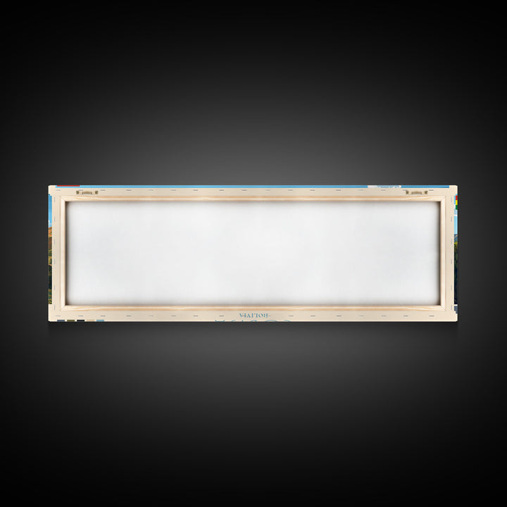 Cobija, Bolivia Panoramic Travel Poster Canvas Print, Cobija, Bolivia Painting, Bolivia Art, Cobija Travel Art, Guest Room Painting