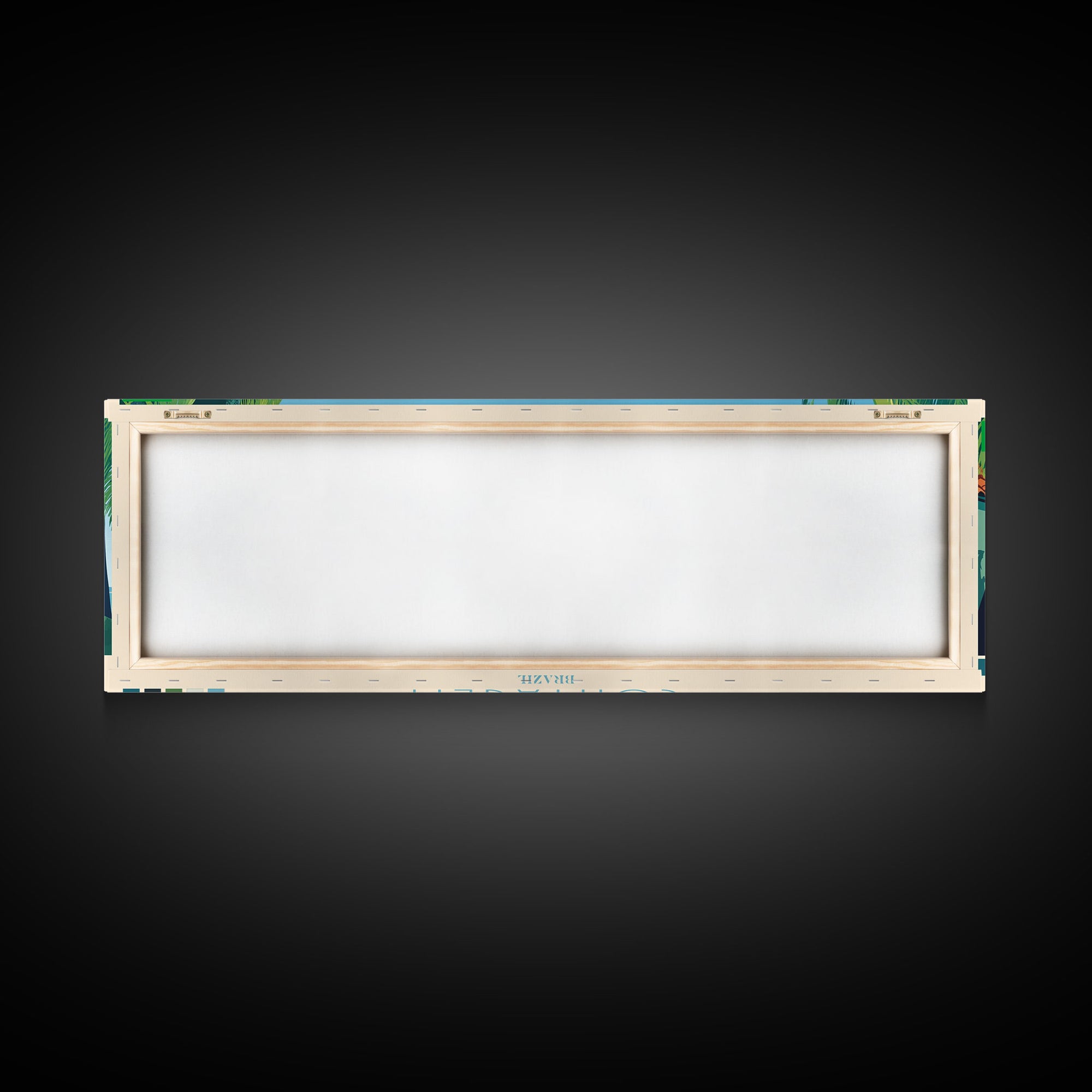 Contagem, Brazil Panoramic Travel Poster Canvas Print, Contagem, Brazil Painting, Brazil Art, Contagem Travel Art, Guest Room Painting