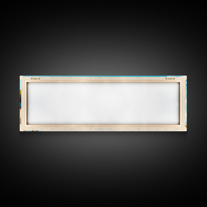 Corrientes, Argentina Travel Poster Panoramic Canvas Print, Corrientes, Argentina Painting, Argentina Art, Corrientes Travel Art, Guest Room Painting