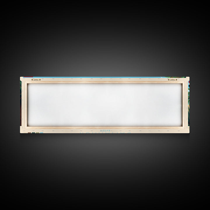 Damanhur, Egypt Panoramic Travel Poster Canvas Print, Damanhur, Egypt Painting, Egypt Art, Damanhur Travel Art, Guest Room Painting