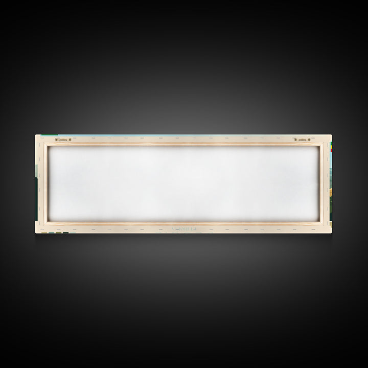 Dessie, Ethiopia Panoramic Travel Poster Canvas Print, Dessie, Ethiopia Painting, Ethiopia Art, Dessie Panoramic Travel Art, Travel Painting