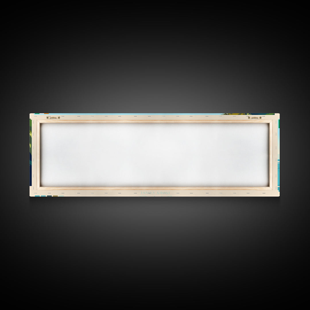 Divo, Ivory Coast Travel Poster Panoramic Canvas Print, Divo, Ivory Coast Painting, Ivory Coast Art, Divo Travel Art, Guest Room Painting