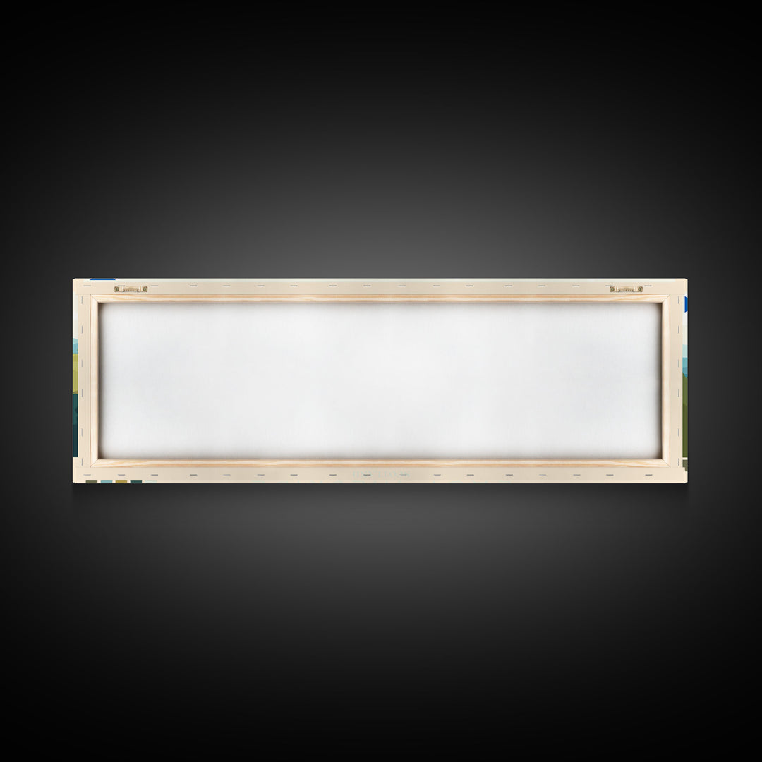 East Kilbride, Scotland Travel Poster Panoramic Canvas Print, East Kilbride, Scotland Painting, Scotland Art, East Kilbride Travel Art, Guest Room Painting