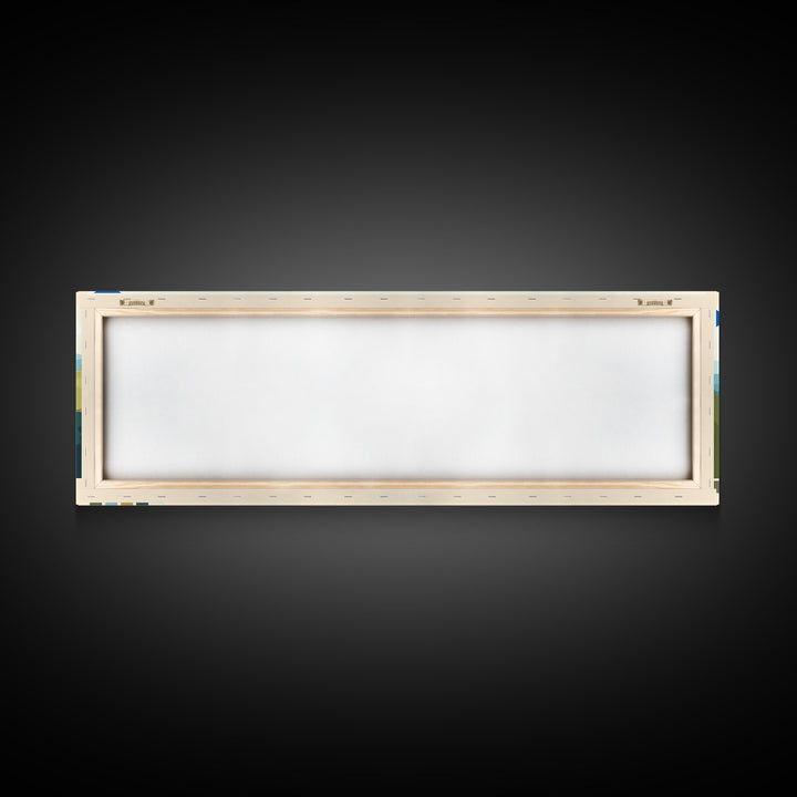 East Kilbride, Scotland Travel Poster Panoramic Canvas Print, East Kilbride, Scotland Painting, Scotland Art, East Kilbride Travel Art, Guest Room Painting