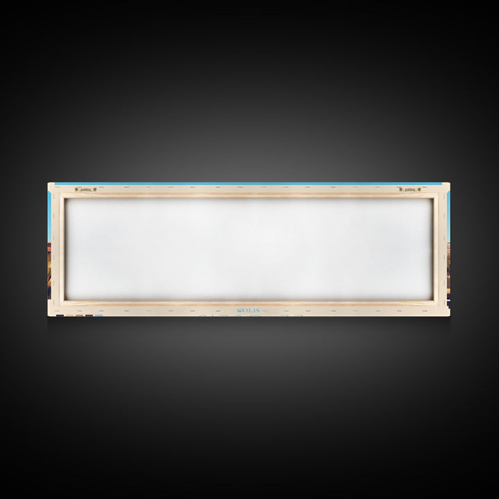 Eldoret, Kenya Panoramic Travel Poster Canvas Print, Eldoret, Kenya Painting, Kenya Art, Eldoret Travel Art, Living Room Painting