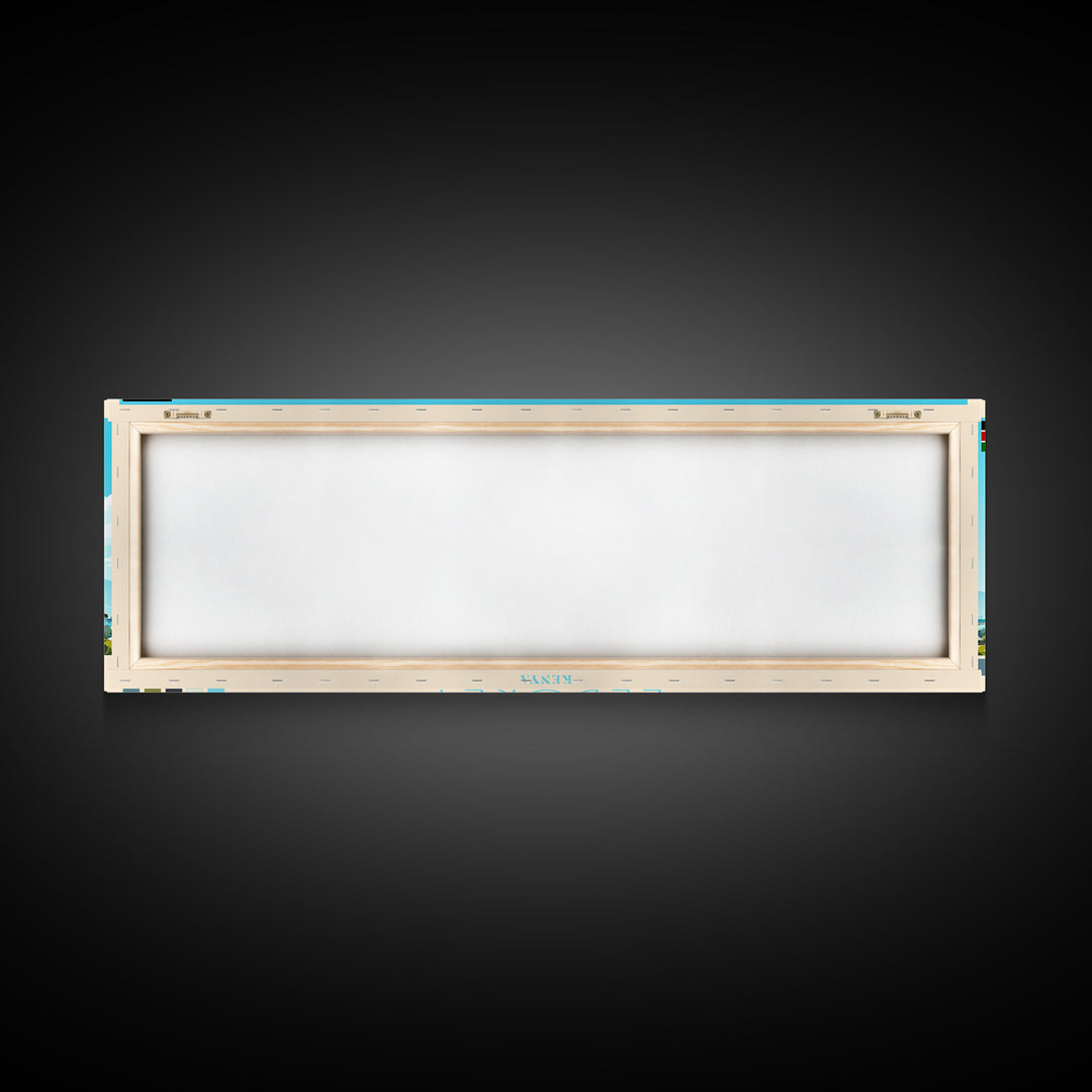 El-Obeid,  Sudan Travel Poster Panoramic Canvas Print, El-Obeid,  Sudan Painting,  Sudan Art, El-Obeid Travel Art, Guest Room Painting