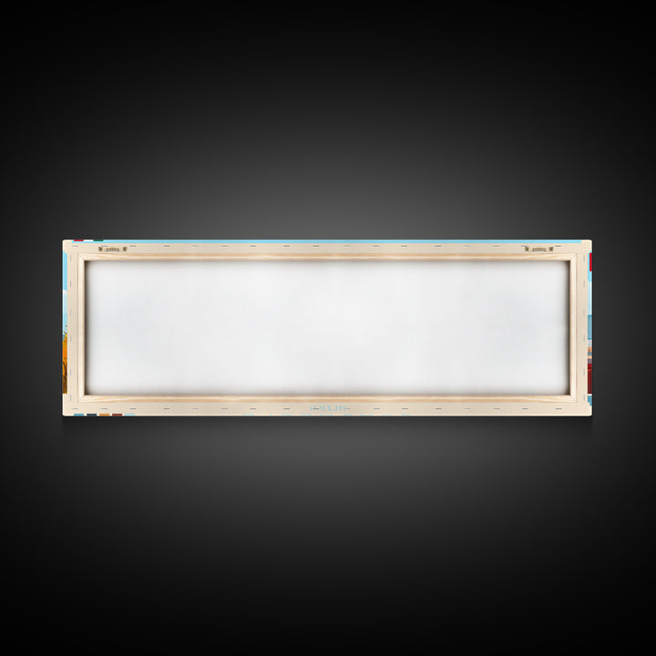 Guadalupe, Mexico Panoramic Travel Poster Canvas Print, Guadalupe, Mexico Painting, Mexico Art, Guadalupe Panoramic Travel Art, Travel Painting