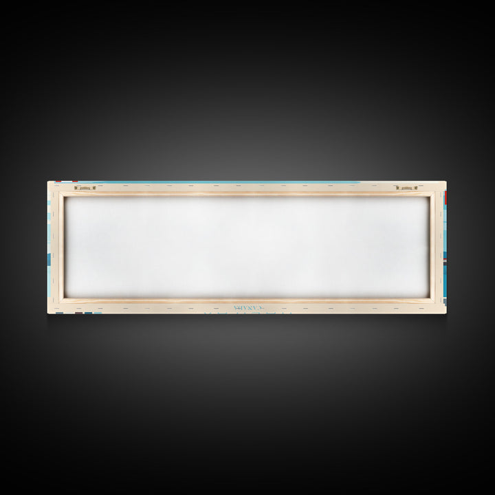 Panoramic Travel Poster Halifax, Canada Canvas Print, Halifax, Canada Painting, Canada Art, Halifax Travel Art, Guest Room Painting