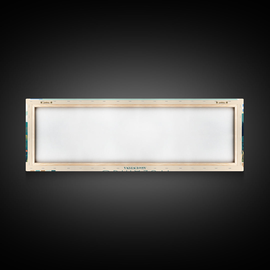 Ituzaingo, Argentina Panoramic Travel Poster Canvas Print, Ituzaingo, Argentina Painting, Argentina Art, Ituzaingo Panoramic Travel Art, Travel Painting