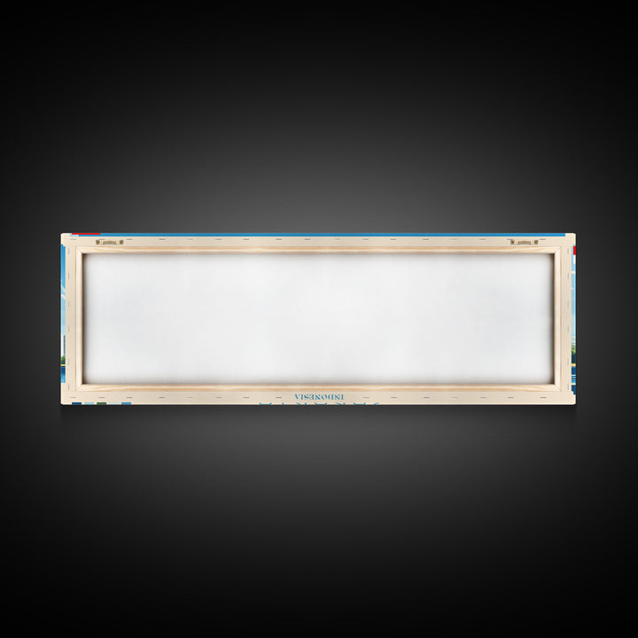 Jaen, Peru Travel Poster Panoramic Canvas Print, Jaen, Peru Painting, Peru Art, Jaen Travel Art, Guest Room Painting