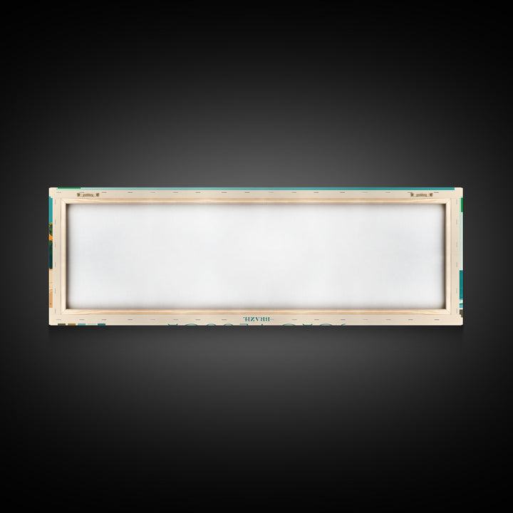 Johannesburg, South Africa Panoramic Travel Poster Canvas Print, Johannesburg, South Africa Painting, South Africa Art, Johannesburg Travel Art, Guest Room Painting