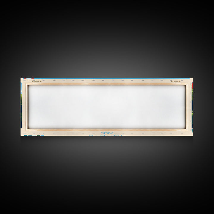 Kanata, Canada Travel Poster Panoramic Canvas Print, Kanata, Canada Painting, Canada Art, Kanata Travel Art, Guest Room Painting
