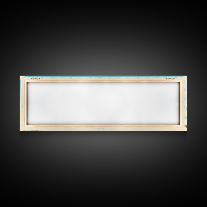 Kaohsiung, Taiwan Panoramic Travel Poster Canvas Print, Kaohsiung, Taiwan Painting, Taiwan Art, Kaohsiung Travel Art, Guest Room Painting