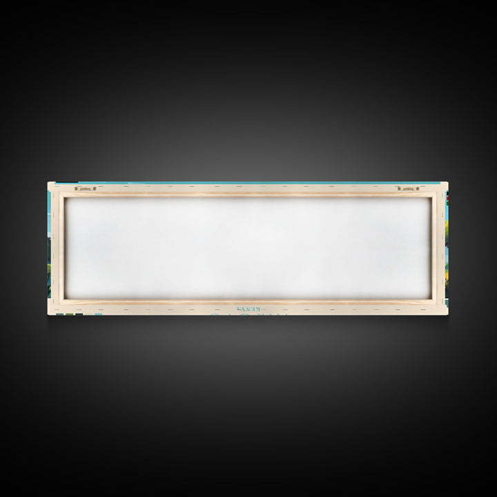 Kikuyu, Kenya Panoramic Travel Poster Canvas Print, Kikuyu, Kenya Painting, Kenya Art, Kikuyu Travel Art, Guest Room Painting