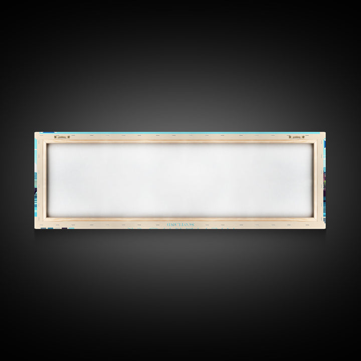 Kilmarnock, Scotland Panoramic Travel Poster Canvas Print, Kilmarnock, Scotland Painting, Scotland Art, Kilmarnock Travel Art, Guest Room Painting