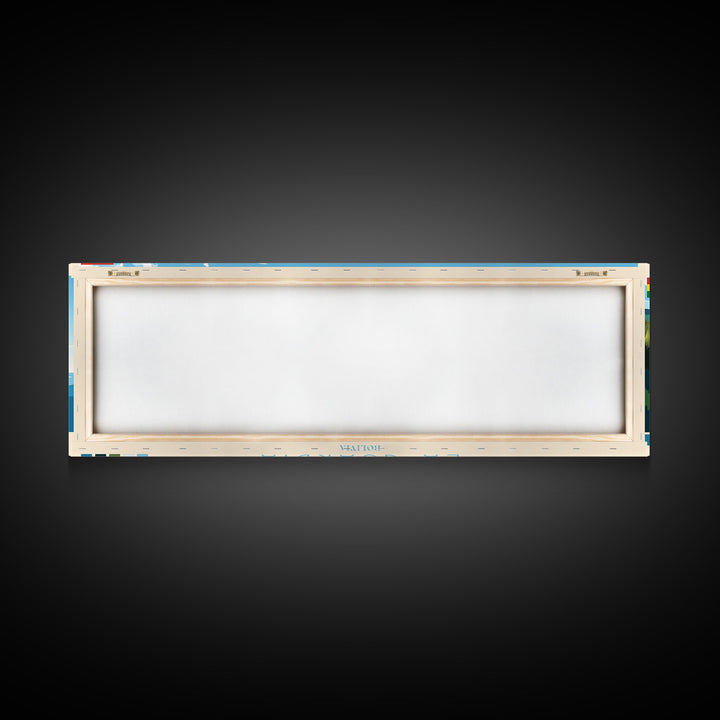 La Guardia, Bolivia Travel Poster Panoramic Canvas Print, La Guardia, Bolivia Painting, Bolivia Art, La Guardia Travel Art, Guest Room Painting