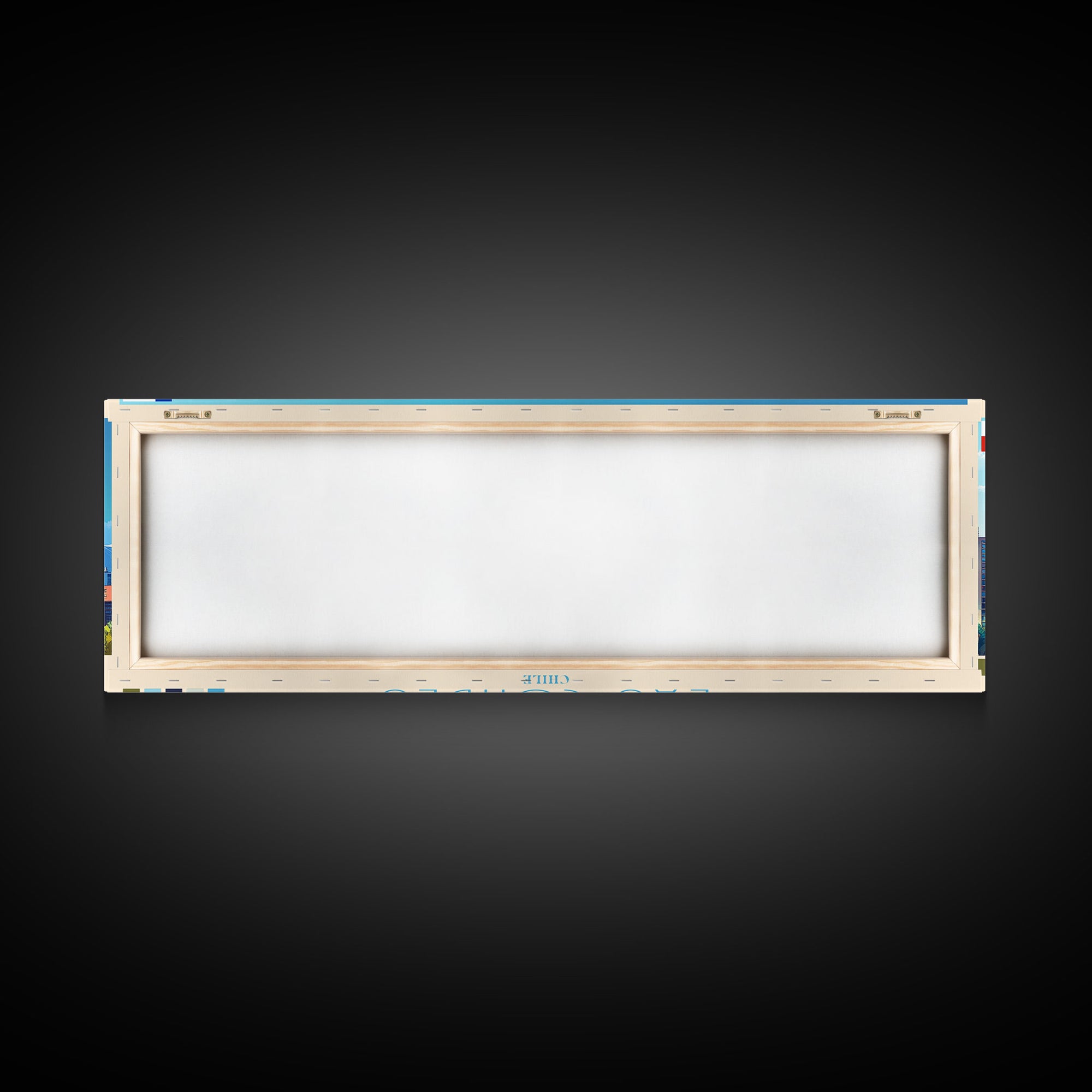 Las Condes, Chile Panoramic Travel Poster Canvas Print, Las Condes, Chile Painting, Chile Art, Las Condes Panoramic Travel Art, Travel Painting