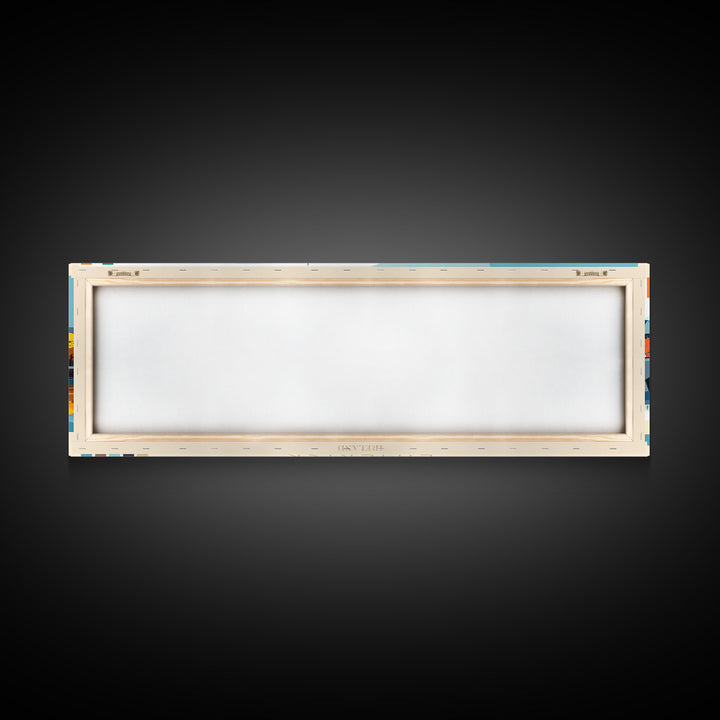 Limerick, Ireland Panoramic Travel Poster Canvas Print, Limerick, Ireland Painting, Ireland Art, Limerick Travel Art, Guest Room Painting