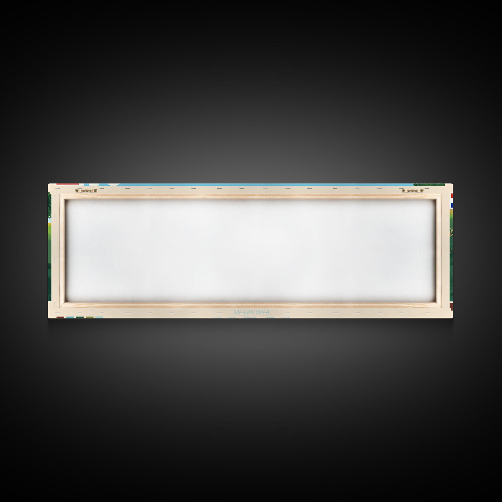 Luque, Paraguay Panoramic Travel Poster Canvas Print, Luque, Paraguay Painting, Paraguay Art, Luque Travel Art, Living Room Painting