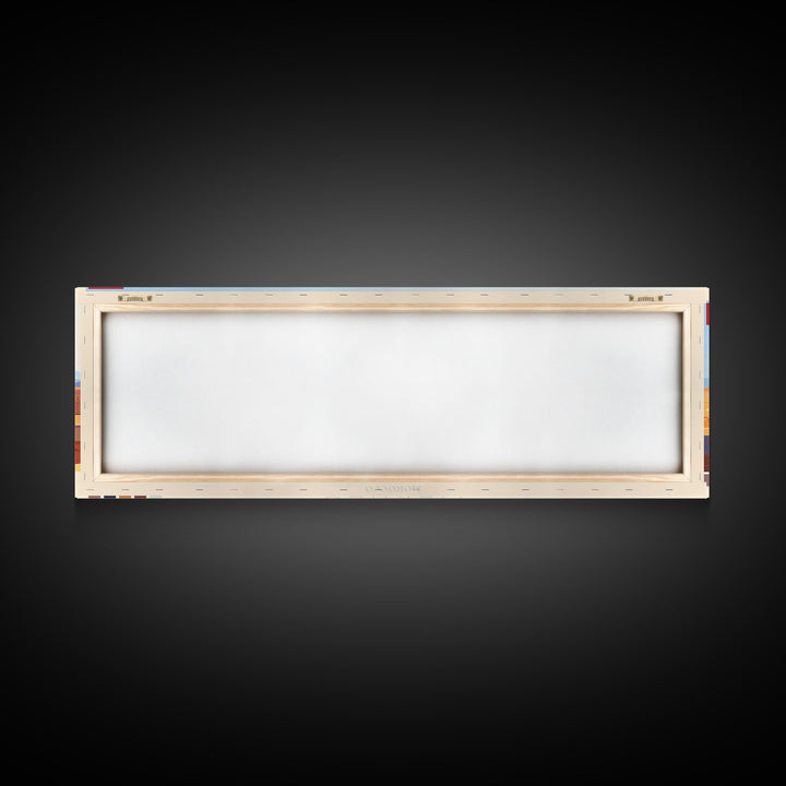 Meknes, Morocco Panoramic Travel Poster Canvas Print, Meknes, Morocco Painting, Morocco Art, Meknes Travel Art, Guest Room Painting