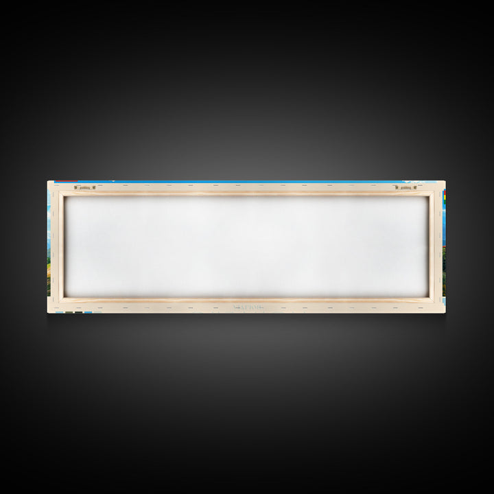 Montero, Bolivia Panoramic Travel Poster Canvas Print, Montero, Bolivia Painting, Bolivia Art, Montero Travel Art, Guest Room Painting