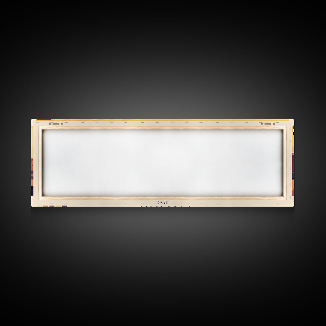 Mosul, Iraq Travel Poster Panoramic Canvas Print, Mosul, Iraq Painting, Iraq Art, Mosul Travel Art, Guest Room Painting