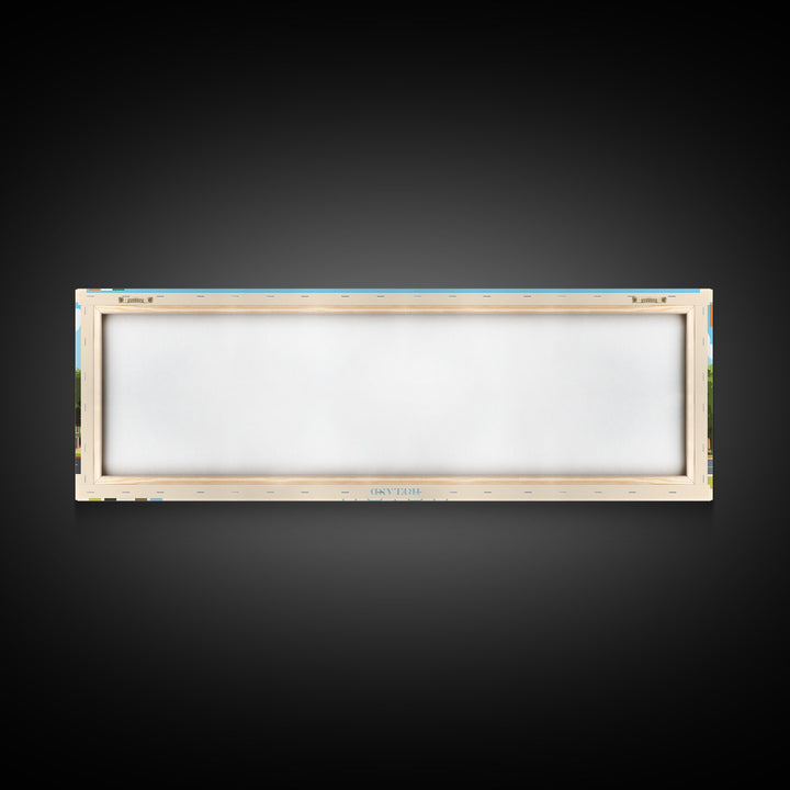 Navan, Ireland Travel Poster Panoramic Canvas Print, Navan, Ireland Painting, Ireland Art, Navan Travel Art, Guest Room Painting