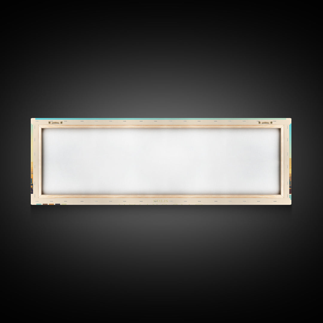 Omdurman,  Sudan Panoramic Travel Poster Canvas Print, Omdurman,  Sudan Painting,  Sudan Art, Omdurman Travel Art, Guest Room Painting