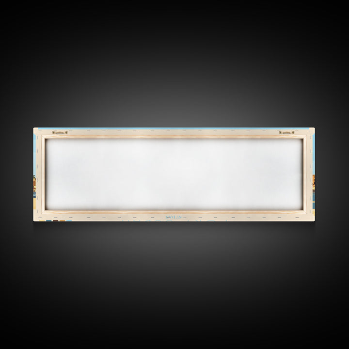 Portoviejo, Ecuador Travel Poster Panoramic Canvas Print, Portoviejo, Ecuador Painting, Ecuador Art, Portoviejo Travel Art, Guest Room Painting