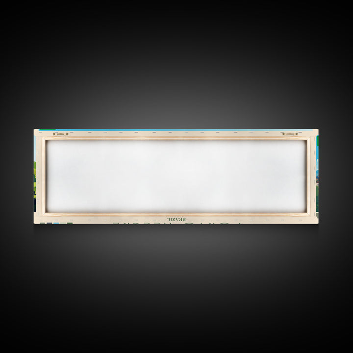 Port Said, Egypt Travel Poster Panoramic Canvas Print, Port Said, Egypt Painting, Egypt Art, Port Said Travel Art, Guest Room Painting