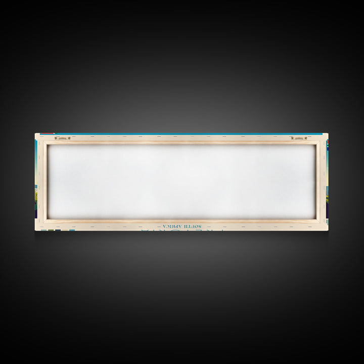 Pretoria, South Africa Panoramic Travel Poster Canvas Print, Pretoria, South Africa Painting, South Africa Art, Pretoria Travel Art, Living Room Painting