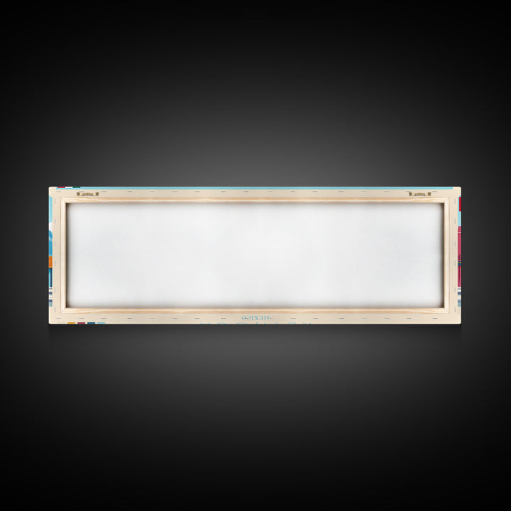 Panoramic Travel Poster Reynosa, Mexico Canvas Print, Reynosa, Mexico Painting, Mexico Art, Reynosa Travel Art, Guest Room Painting