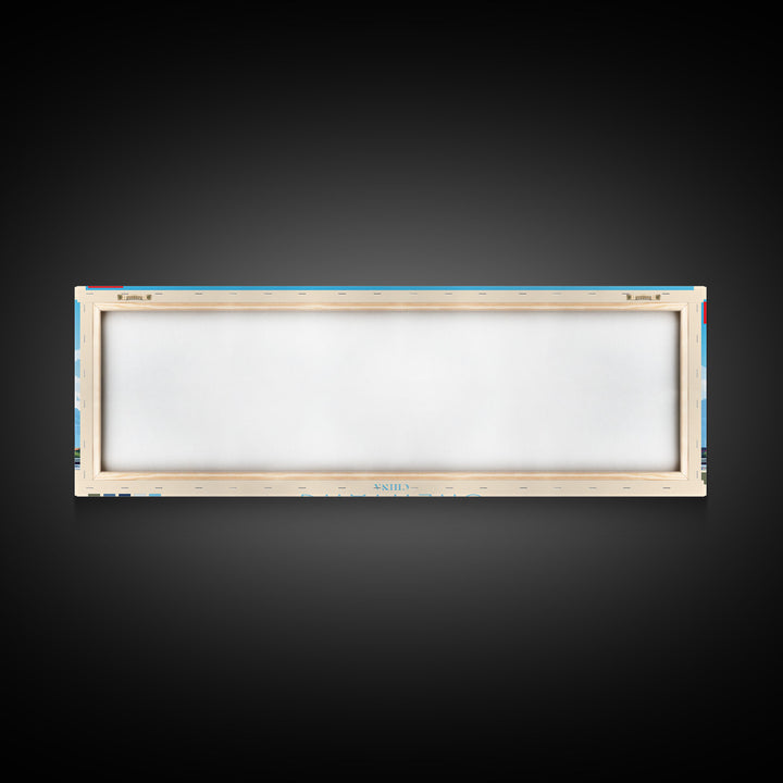 Shenyang, China Panoramic Travel Poster Canvas Print, Shenyang, China Painting, China Art, Shenyang Travel Art, Guest Room Painting