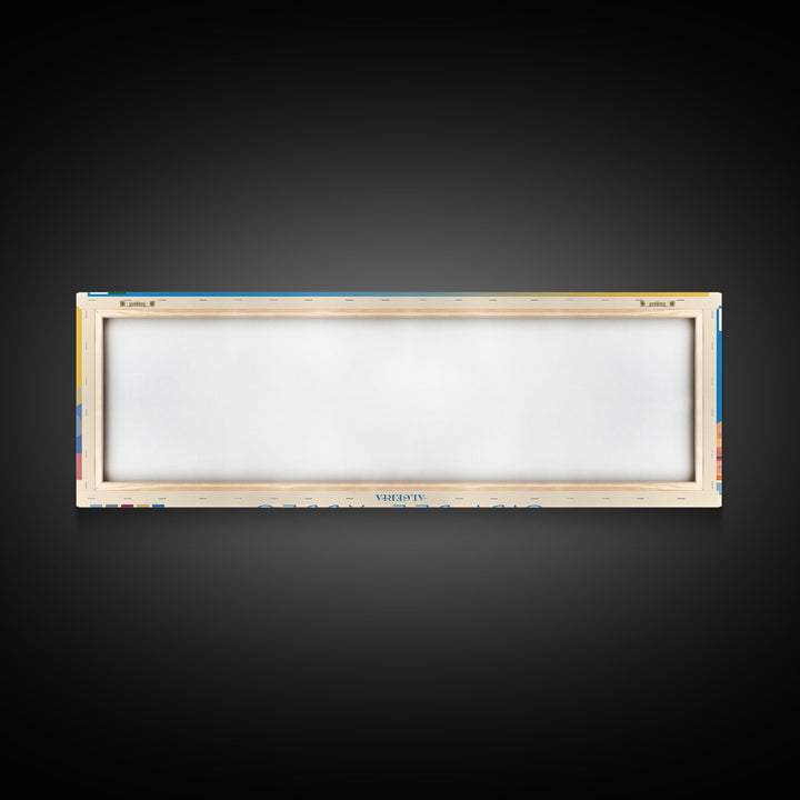 Sidi bel Abbes, Algeria Travel Poster Panoramic Canvas Print, Sidi bel Abbes, Algeria Painting, Algeria Art, Sidi bel Abbes Travel Art, Guest Room Painting