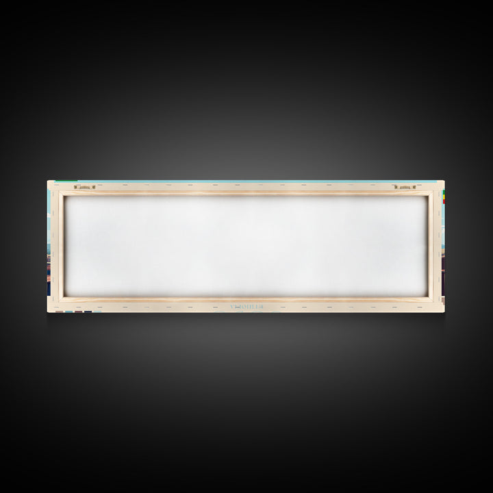 Sodo, Ethiopia Panoramic Travel Poster Canvas Print, Sodo, Ethiopia Painting, Ethiopia Art, Sodo Panoramic Travel Art, Travel Painting