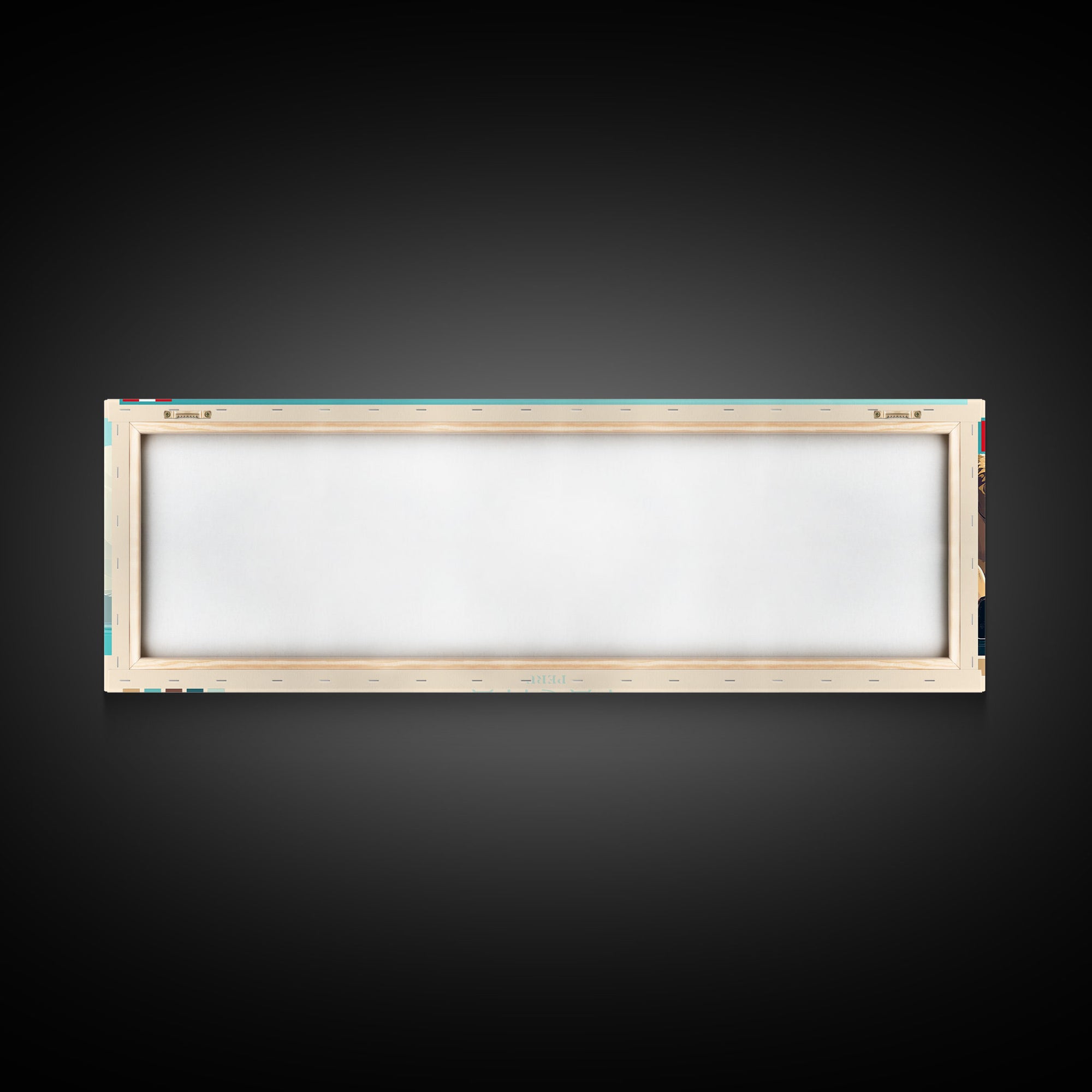 Tacna, Peru Panoramic Travel Poster Canvas Print, Tacna, Peru Painting, Peru Art, Tacna Panoramic Travel Art, Travel Painting