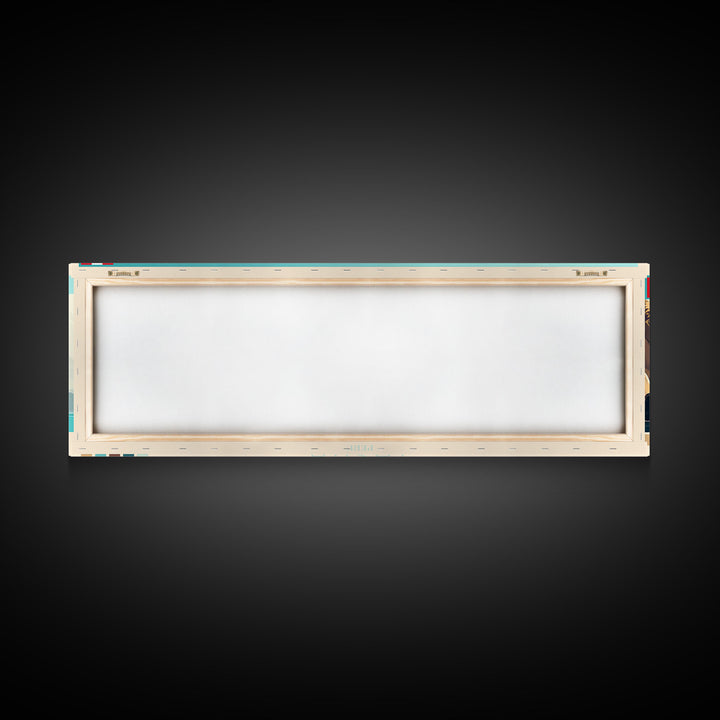 Tacna, Peru Panoramic Travel Poster Canvas Print, Tacna, Peru Painting, Peru Art, Tacna Panoramic Travel Art, Travel Painting