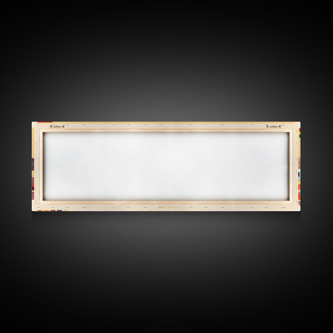 Tamale, Ghana Panoramic Travel Poster Canvas Print, Tamale, Ghana Painting, Ghana Art, Tamale Travel Art, Guest Room Painting