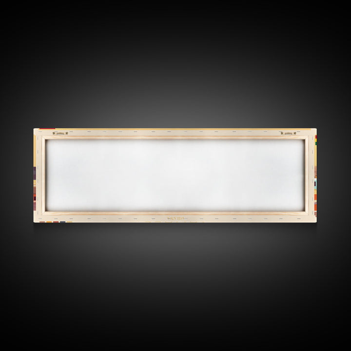 Tamale, Ghana Panoramic Travel Poster Canvas Print, Tamale, Ghana Painting, Ghana Art, Tamale Travel Art, Guest Room Painting