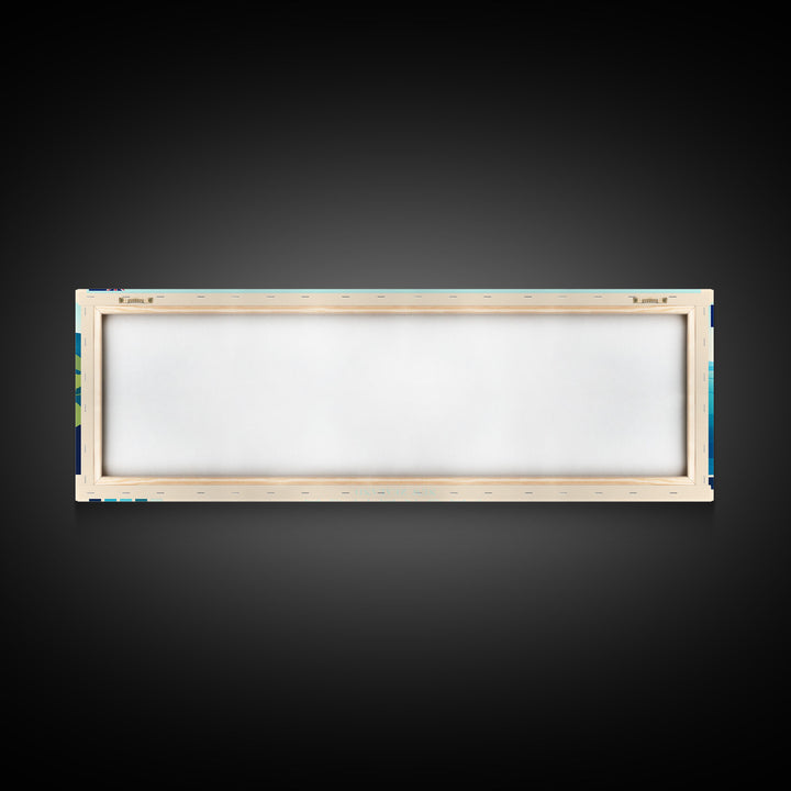 Tauranga, New Zealand Travel Poster Panoramic Canvas Print, Tauranga, New Zealand Painting, New Zealand Art, Tauranga Travel Art, Guest Room Painting