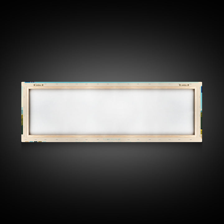 Toowoomba, Australia Panoramic Travel Poster Canvas Print, Toowoomba, Australia Painting, Australia Art, Toowoomba Travel Art, Guest Room Painting